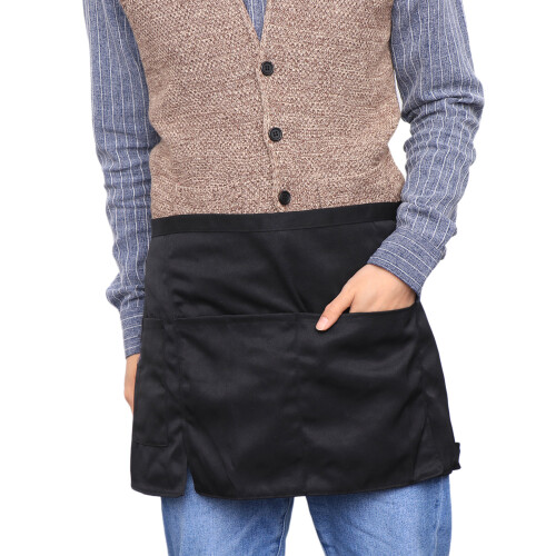 Chef apron for women waist-length kitchen work apron 2