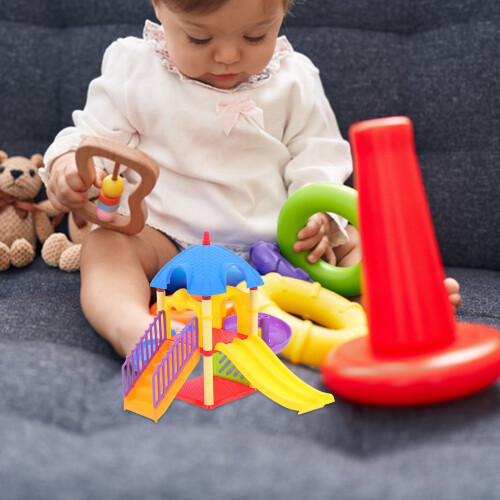 Mini Playground Adornment ABS Educational Toy 1 Pack 2