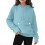 Women's Pullover Hoodie Long Sleeve Loose Fit Sweatshirt 1
