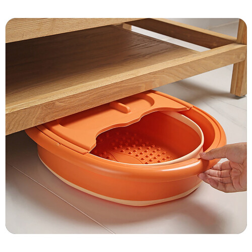 Foot Bathtub Folding Portable Soaking Basin 1pc 2