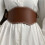 Ergonomic Lumbar Support Waist Belt PU Leather Adjustable 6