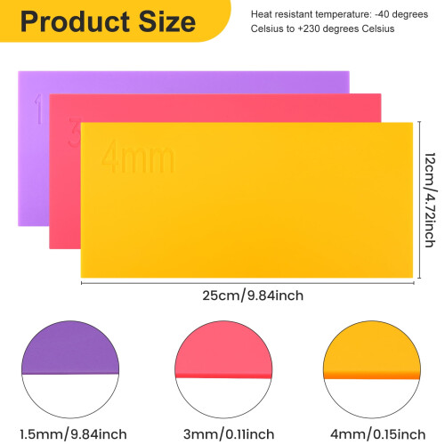 Sublimation Mug Wraps Compatible with Silicone Press 3 Pcs 1