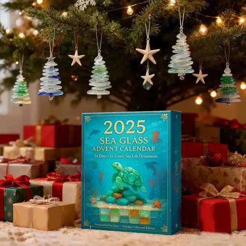 Ημερολόγιο Advent για Θαλάσσια Ζωή Sea Glass 24 Ημερών για Ζώα του Ωκεανού 1
