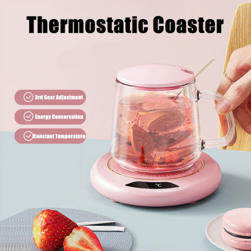 Thermostatic USB Heating Coaster 3-Speed 55C Constant Temp 1