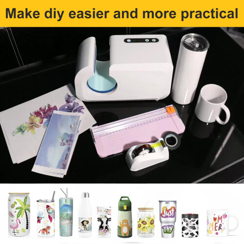 Sublimation Mug Wraps Compatible with Silicone Press 3 Pcs 2
