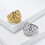 Stainless Steel Biker Ring Silver Size 6 3