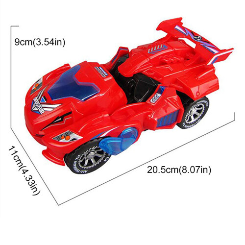 Carro de brinquedo Dino LED transformável com luzes e sons (1 unidade) 1