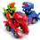 Carro de brinquedo Dino LED transformável com luzes e sons (1 unidade) 4