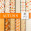 Fall Scrapbook Paper Pack 6x6 inch 24 pcs 2