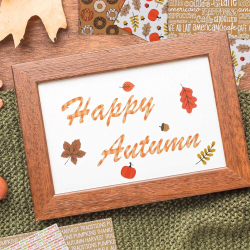 Fall Scrapbook Paper Pack 6x6 inch 24 pcs 2