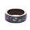 Men's Stainless Steel Abalone Shell Rotatable Ring 8mm Size 2