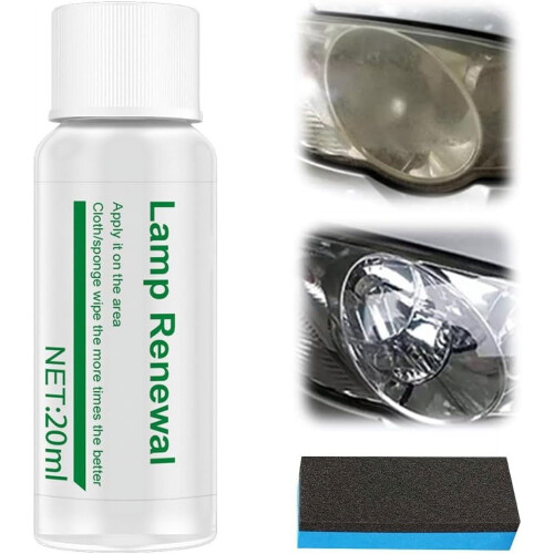 Headlight Restoration Kit 50ml UV Protection Cleaning 2