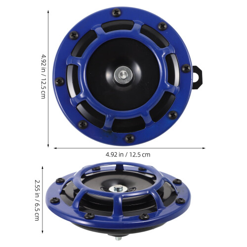 Blue metal motorcycle horn speaker with high sensitivity 1
