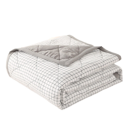 Washed Cotton-Spandex Comforter 78.74x59.05 in Blue Red 1