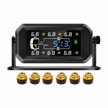TPMS Solar Tire Pressure Monitoring System for Car RV Truck