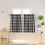Black and White Buffalo Check Kitchen Curtains 3 Piece Set 6