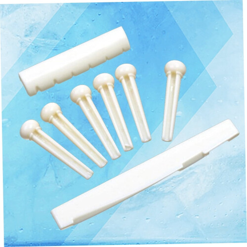 Acoustic Guitar Part 1 Ivory ABS Replacement Set 2