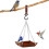 Hanging Bird Feeder Tray Rectangular 5.74x5.74x1.41 in 1