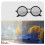 Polarized Round Sunglasses with ND9 Filter and Stepless 5