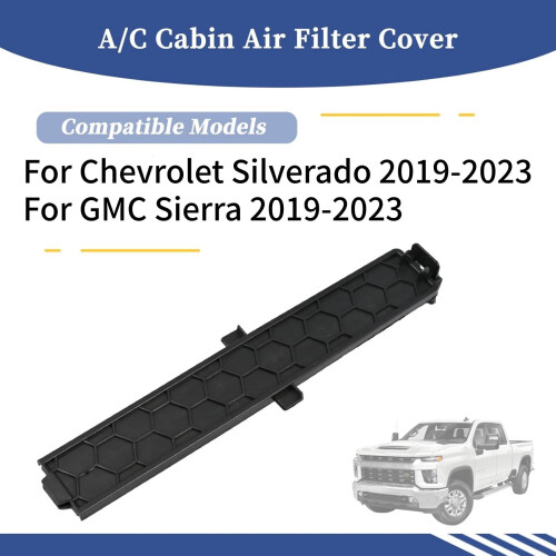 Cabin Air Filter Cover Plastic for Chevrolet Silverado 1