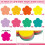 Flower Paper Cutouts Spring Theme 120 Glue Points 5