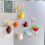 Ceramic vase refrigerator magnet small 1 piece 4