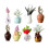 Ceramic vase refrigerator magnet small 1 piece 5