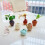 Ceramic vase refrigerator magnet small 1 piece 6