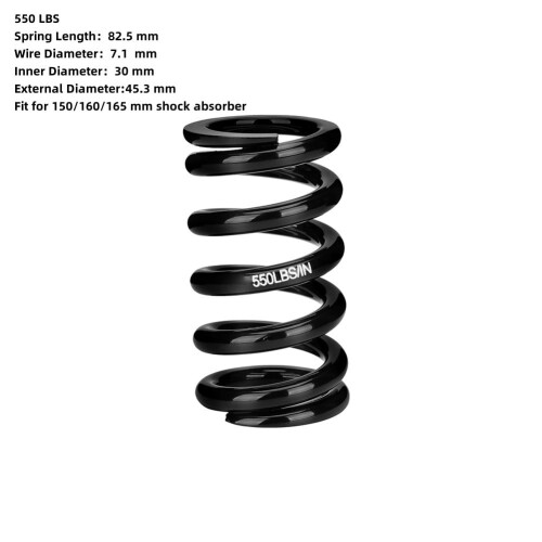 Rear Shock Absorber Spring Heavy Duty 30mm 350-650 lbs