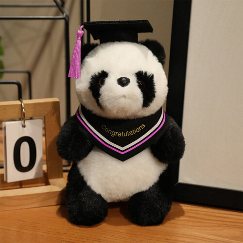 Graduation Plush Bear Soft Mini Doll with Cap and Scarf 4.7