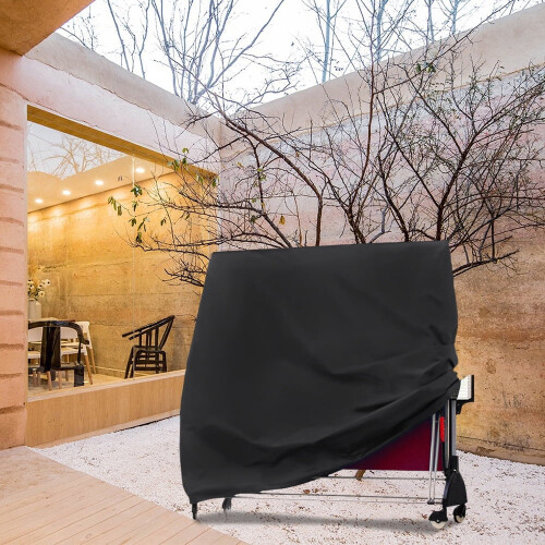 Table Tennis Table Cover Polyester Dustproof Windproof UV 2