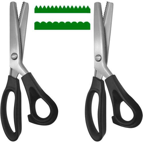 Pinking Shears Stainless Steel 3mm Triangular and Rounded