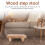 Wooden Step Stool with Non-Slip Surface 400 lb Capacity 7