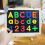 EVA Foam Bath Letters and Numbers Set 2 Pack 4