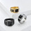Men's Stainless Steel Cross Ring Silver Size 8 5