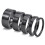 Ceramic Wedding Band Ring Black 8mm Size 12 3