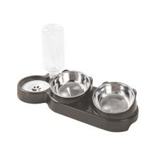Pet Bowl Two-in-One Food and Water Separation 15 Incline