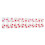 Valentine's Day Press-On Nails Short Square Heart Design 6