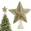 Star Christmas Tree Topper 8 Inch Red Silver Gold 1