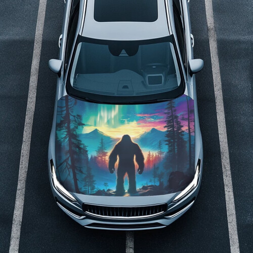 Galaxy Gorilla Stretch Polyester Car Hood Cover for SUVs