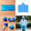 Raincoat Set Portable Outdoor Rainwear 5 pcs 3