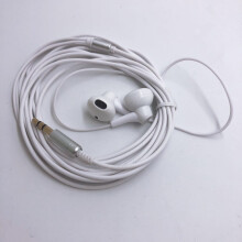 WBS-3 Wired Headphones Clear Bass Ergonomic White 3m