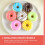 Donut Magnet Decor Set 7 Pieces 5