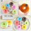 Donut Magnet Decor Set 7 Pieces 6