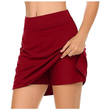 Women's Lightweight Active Skort Red XXL