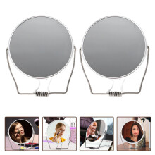 ROSENICE Double-Sided Folding Handheld Makeup Mirror with