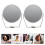ROSENICE Double-Sided Folding Handheld Makeup Mirror with 1