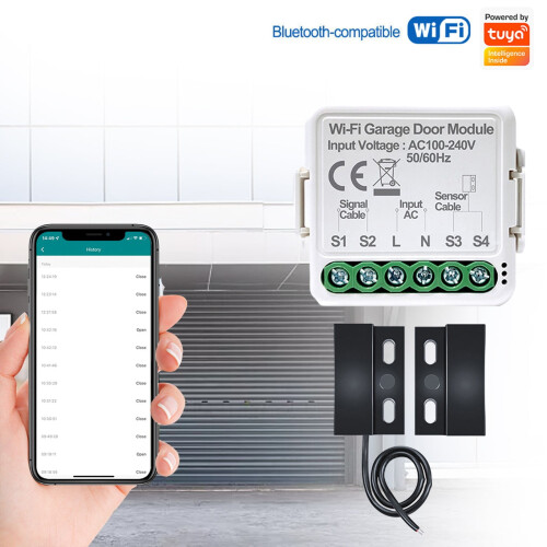 Tuya Smart Wi-Fi Garage Door Controller