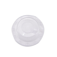 Bathtub Overflow Drain Cover Clear PVC with 12 Suction Cups