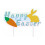 Easter Cake Toppers Paper Decorations 5-Pack 2